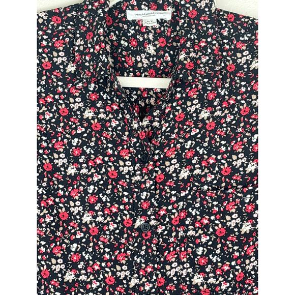 Beachlunchlounge Black Floral Long Sleeve Button Down 
Size S - Picture 6 of 9